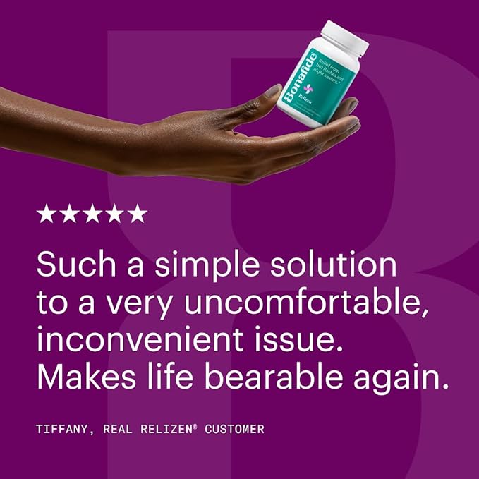 Relizen by Bonafide. Relief from Menopausal Hot Flashes & Night Sweats. — 3-Month Supply (180 Tablets)