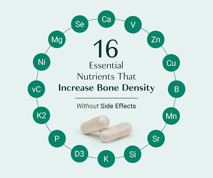 ALGAECAL Plus - Organic Red Algae Calcium Supplement for Women, Vitamin K2 (100mg), Vitamin D3 (1600 IU), Magnesium (350mg) & Trace Minerals, for Improved Bone Strength, Easy to Swallow, 120 Veg Caps