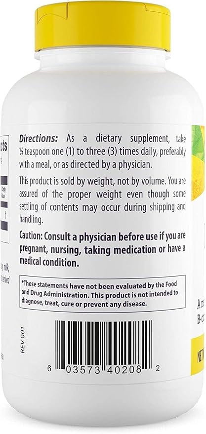 Healthy Origins Inositol Powder, 227 g - for Skin, Hair & Nail Health - Vitamin B8 Powder Supplement - Part of The B Complex Family - Vegan, Non-GMO & Gluten-Free Supplement - 8 Oz