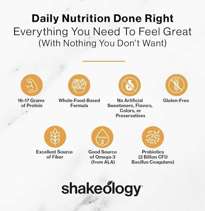 Shakeology Sampler Pack Whey Protein Powder, Gluten Free Superfood Protein Shake with Supergreens, Probiotics for Gut Health, Adaptogens, Vitamins, 16g Plant Protein per Serving