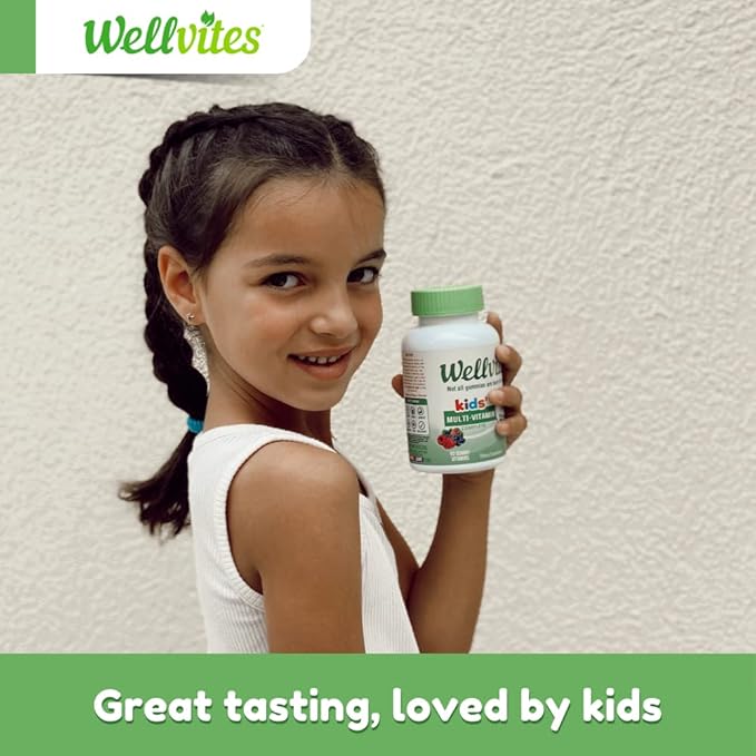 Kids Multivitamin Gummies - Sugar Free, Vegan, Non-GMO – Vitamins for Kids - Vitamin A, D, B6, B12 and C - No Artificial Sweeteners, Gluten Free, Gelatin Free - 60 Count (30 Day Supply)