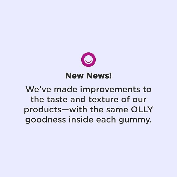 OLLY Immunity Sleep Gummy, Immune and Sleep Support, 3mg Melatonin, Echinacea, Zinc, Vitamin C, Chewable Supplement, Berry - 60 Count