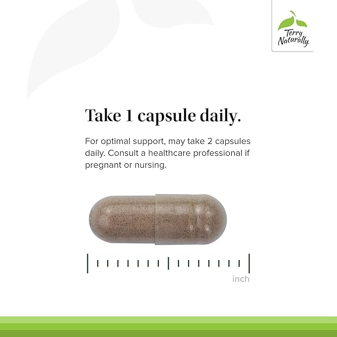 Terry Naturally Menopause Relief Plus - Menopause Symptom Supplement - Supplement to Aid Against Occasional Tiredness & Night Sweats - Supplement with Rhodiola & Black Cohosh - 60 Capsules