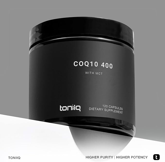 CoQ10 400mg Extra Strength - Ultra High Purity with MCT Oil for Superior Absorption - 98% Purified - Third-Party Tested, 120 Veggie Capsules