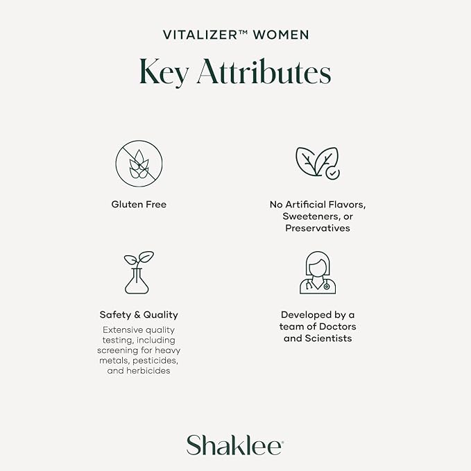 Shaklee -Vitalizer Women - Advanced Nutrition - Prenatal/Postnatal Multivitamin with Omega-3, Probiotics, and More - Supports Heart, Joint, Immune, Bone, Digestive, and Energy - 30 Vita-Strips®
