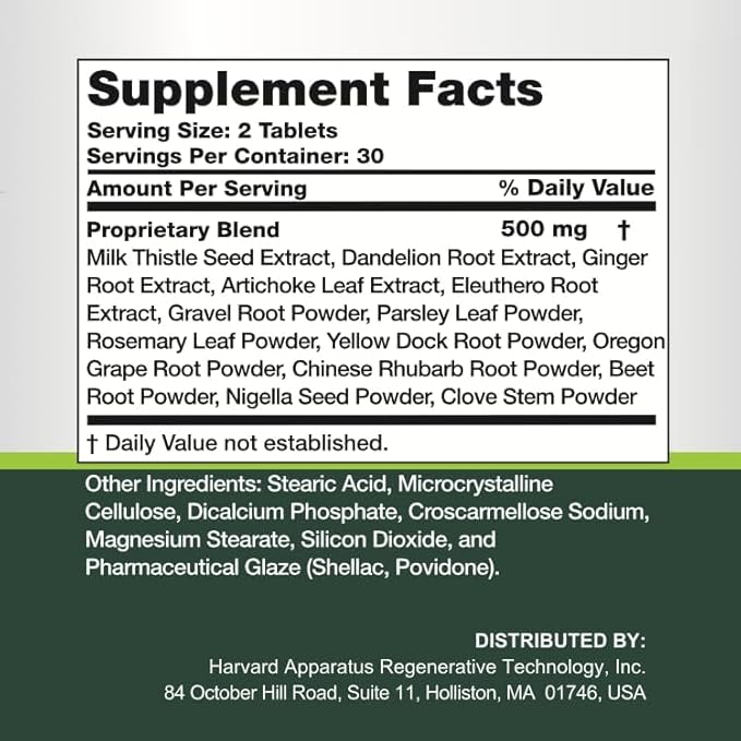 Advanced Liver Cleanse Detox & Repair - Herbal Liver Support with 14-in-1 Herbs-Silymarin Milk Thisitle with Dandelion, Artichoke, Ginger, Boost Energy & Digestive, 60 Tablets