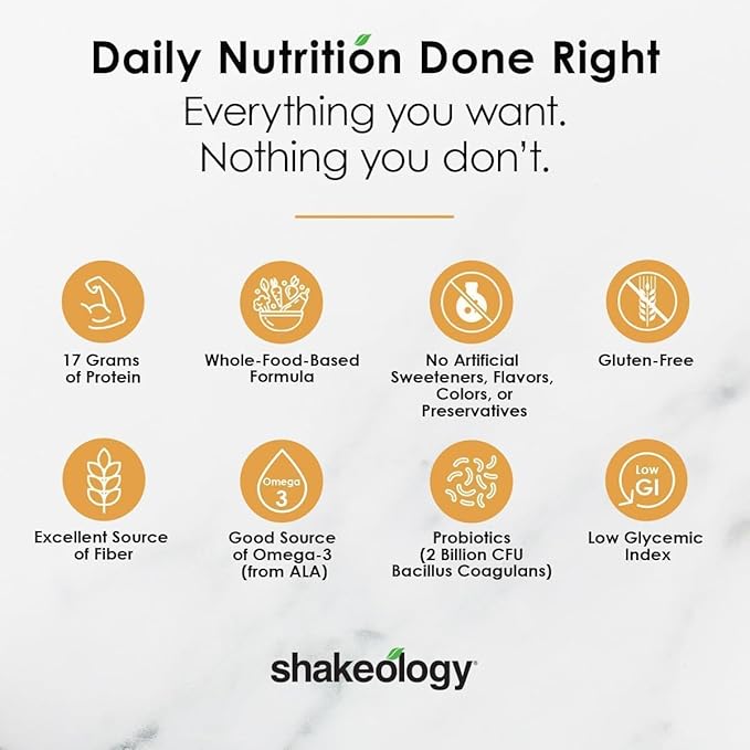 Shakeology 0g Added Sugar Whey Protein Powder Blend - Gluten Free, Superfood Protein Shake with Vitamins and Minerals - Helps Support Healthy Weight Loss, Lean Muscle Support - Chocolate, 30 Servings