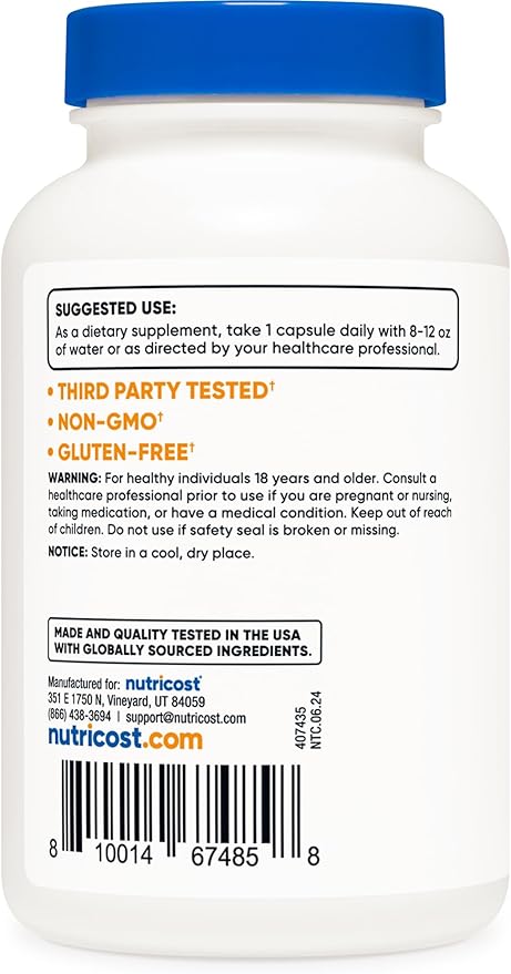 Nutricost Boron Capsules 10mg, 240 Vegetarian Capsules, Gluten Free and Non-GMO