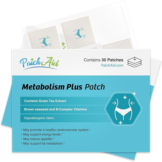 Metabolism Plus Topical Patch by PatchAid 30-Day Supply