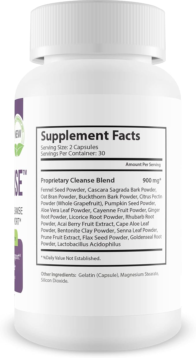 Keto Cleanse - Pro Complete Balanced Cleanse & Gut Support - Aid Toxin Removal & Nutrient Absorption - Help Cleanse The Body & Digestive Tract - All Natural Formula - Promote Healthy Gut & Digestion