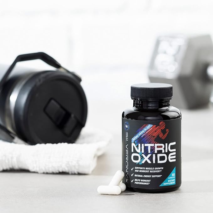 Extra Strength Nitric Oxide Supplement 3X Strength L Arginine, Citrulline Malate, AAKG, Beta Alanine - Premium Muscle Supporting Nitric Booster - Natural Energy & Heart Health Support - 60 Capsules