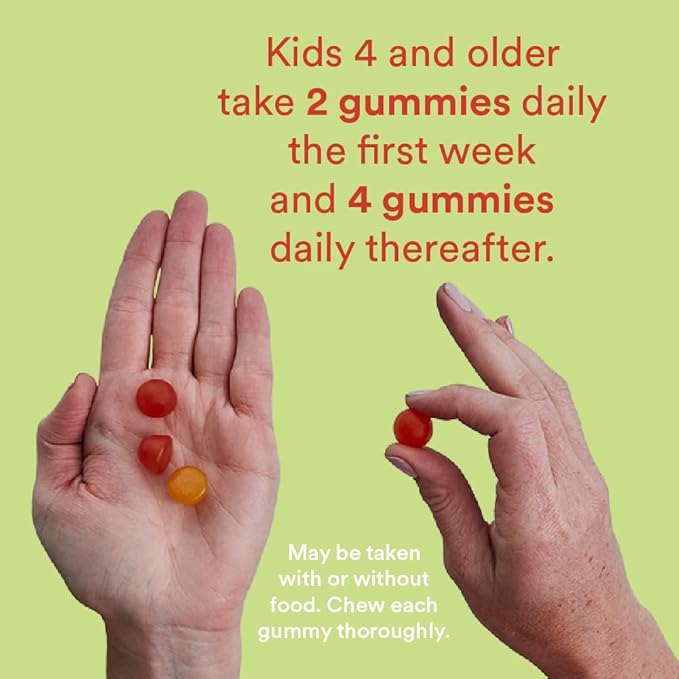 SmartyPants Kids Formula & Fiber Daily Gummy Vitamins: Gluten Free, Multivitamin Omega 3 Fish Oil (Dha/Epa), Fiber, Methyl B12, vitamin D3, Vitamin B6, 90 Count (22 Day Supply) - Packaging May Vary