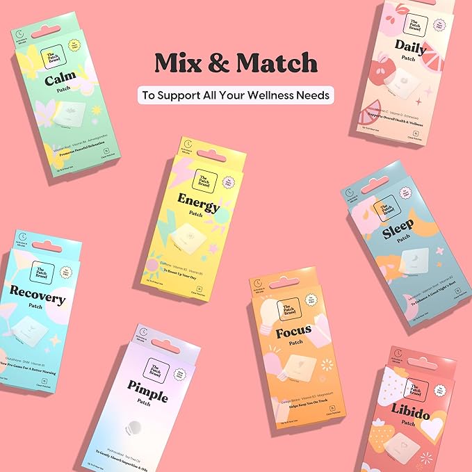 The Patch Brand Libido Patch | Natural Wellness with L-Arginine, Vitamn B6, and Maca