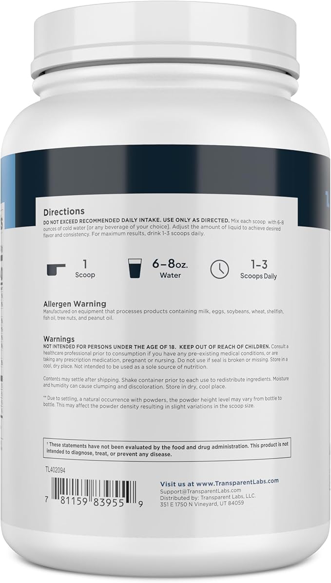 Transparent Labs Grass-Fed Whey Protein Isolate - Natural Flavor, Gluten Free Whey Protein Powder w/ 28g of Protein per Serving & 9 Essential Amino Acids - 30 Servings, Chocolate Peanut Butter