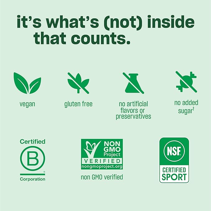 Vega Premium Sport Protein Berry Protein Powder, Vegan, Non GMO, Gluten Free Plant Based Protein Powder Drink Mix, NSF Certified for Sport, 4lb 3 oz