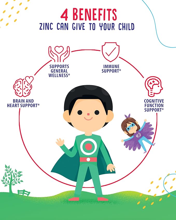 SUNNY SAM Zinc Chewable Gummy & Magnesium Gummies for Kids