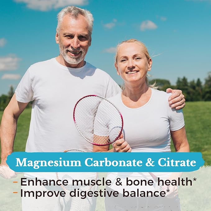 Vitalitown 6-In-1 Magnesium Complex 1160mg Per Serving, Magnesium Glycinate, Citrate, Carbonate, Aspartate, Gluconate & Lactate, High Absorption, Bone, Muscle, Sleep & Digestive Health, 120 Vegan Caps
