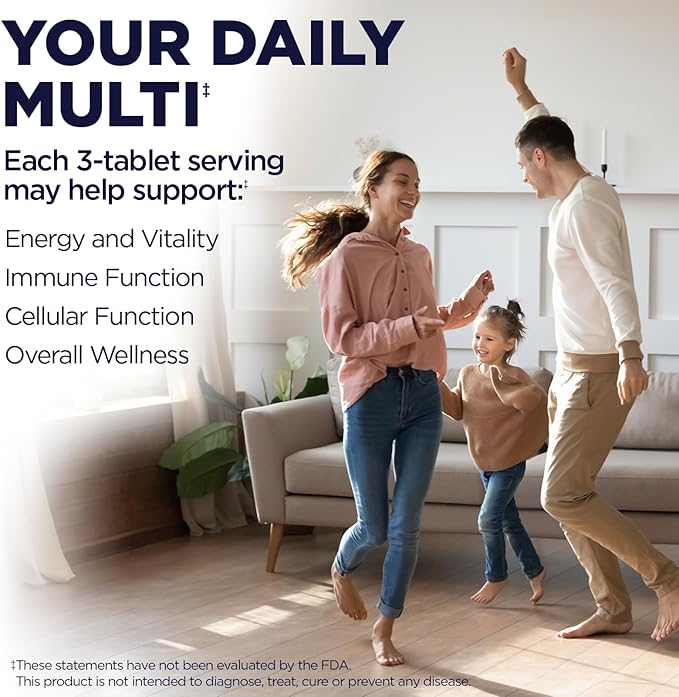 KAL® Enhanced Energy Multivitamin | Whole Food Based Vitamins & Minerals w/ Antioxidants, Digestive Enzymes & Natural Carotenoids | 180 Capsules