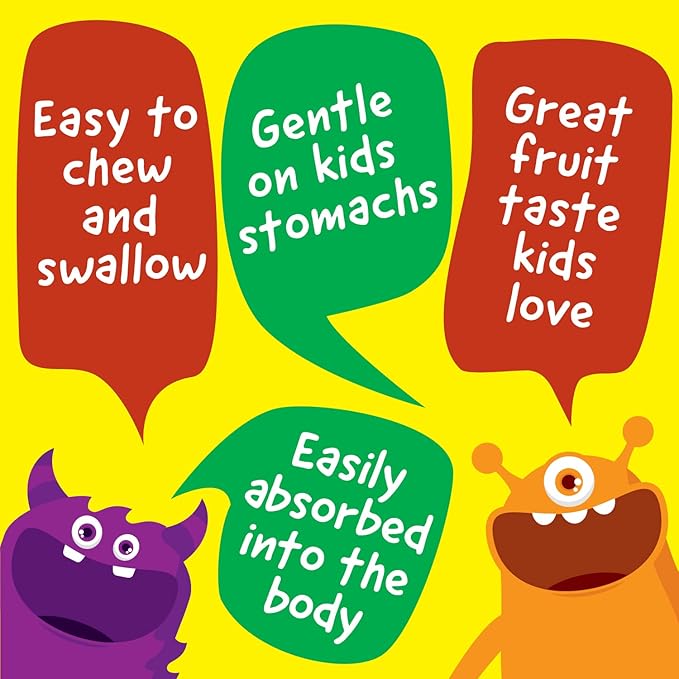 Kids Zinc 15mg Chewable Tablets - Natural Cherry Flavor - Vegan, Vegetarian, GMO-Free, Gluten Free, Nut Free Vitamins - Dietary Supplement for Immune Support - for Children - 120 Chewables