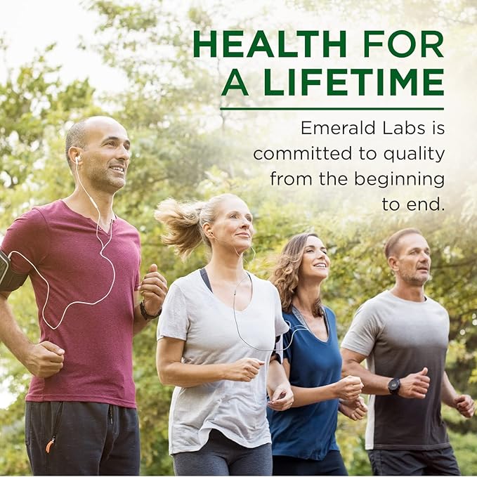 EMERALD LABS B-Healthy - Vegan Vitamin B Complex - Includes Methylated Folic Acid & Full Spectrum B Vitamins - Supports Immune, Brain & Heart Health* - 120 Vegetable Capsules