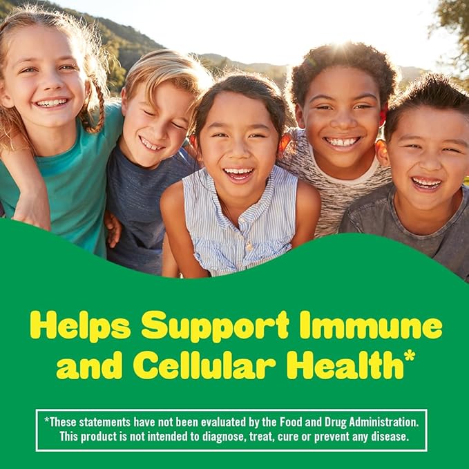 L’il Critters Immune C Daily Gummy Supplement Vitamin for Kids, for Vitamin C, D and Zinc for Immune Support, Orange, Lemon and Cherry Flavors, 190 Gummies (Pack of 2)