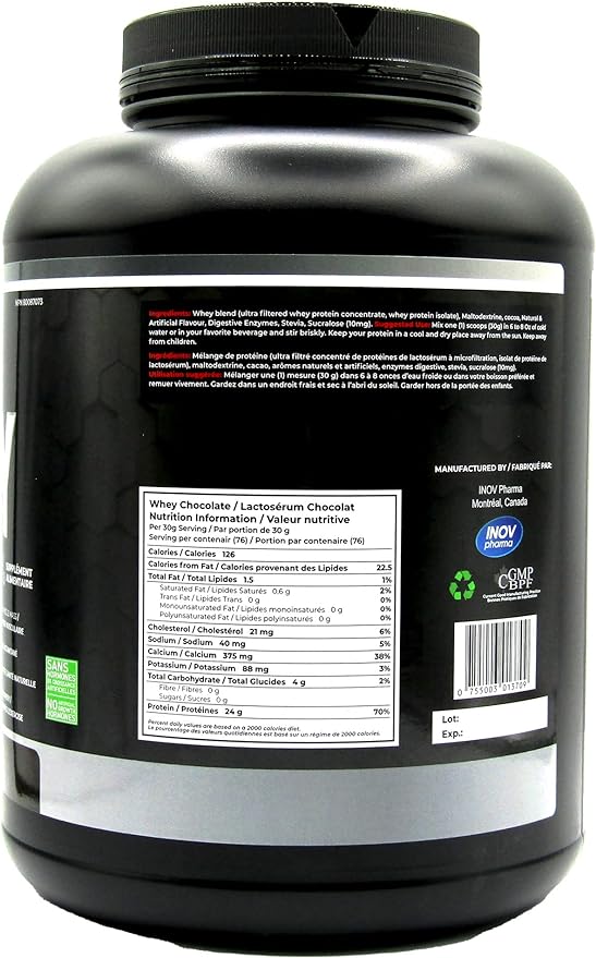 IsoWhey Protein Powder 5lbs (2.27kg), Ultra Filtered whey Protein to Maintain and Increase Lean Muscle Mass in a Strong Lean Body