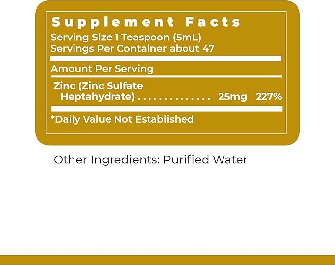 Premier Research Labs Liquid Zinc Ultra: Liquid Zinc Supplement - for Immune Support & Well-Being for Adults & Kids - Highly Absorbable Drops - Used for Rapid Analysis of Zinc Status - 8 fl oz