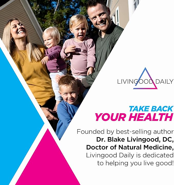 Livingood Daily Pre Pro Post Biotics Blend Powder, Digestive Health Supplement with Prebiotics from Organic Blue Agave Inulin, SBO Probiotics, Probiotics for Women & Men, Non GMO, Vegan, 30 Servings