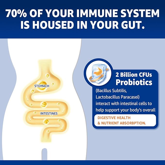 Zinc Gummies with Copper + Probiotics, Vitamin B6 for Max Absorption, Zinc Supplements for Men and Women, Two Essential Minerals Balance Formula for Immunity and Gut Health, Vegan, Non-GMO, 60 Cts