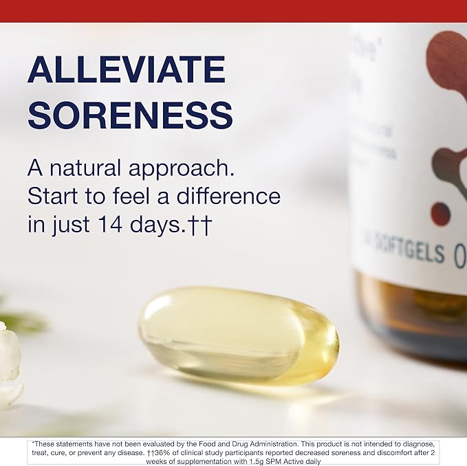 Metagenics SPM Active One Daily - Joint Soreness Supplement with Pro Resolving Mediators* - Encourages Soothing Relief* - Features Next Generation Omega Fish Oil - Non-GMO & Gluten-Free - 14 Softgels