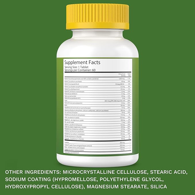Noor Vitamins Halal Vitamins, Daily Multivitamin, Halal Vitamin for Women and Men, 30 Vitamins & Minerals, A, B12, C, Iron, Zinc to support general health, Non-GMO, Halal Multivitamin (2 Month Supply)