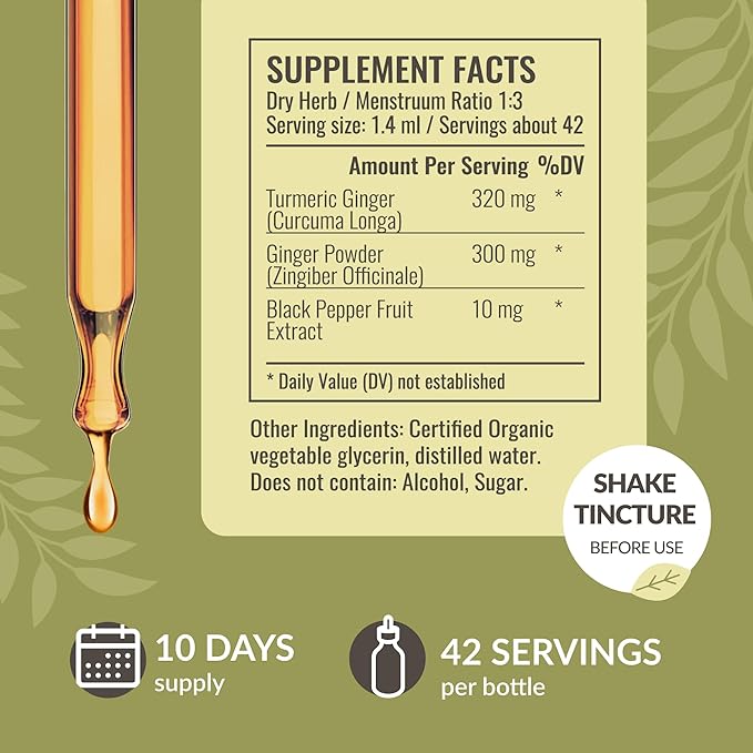 HERBAMAMA Mastic Gum and Turmeric Ginger Kit - Bundle of 1400 mg Mastic Gum Capsules & Turmeric Ginger Tincture 2 fl oz - Vegan, Non-GMO, Sugar & Alcohol-Free - 2 Pack
