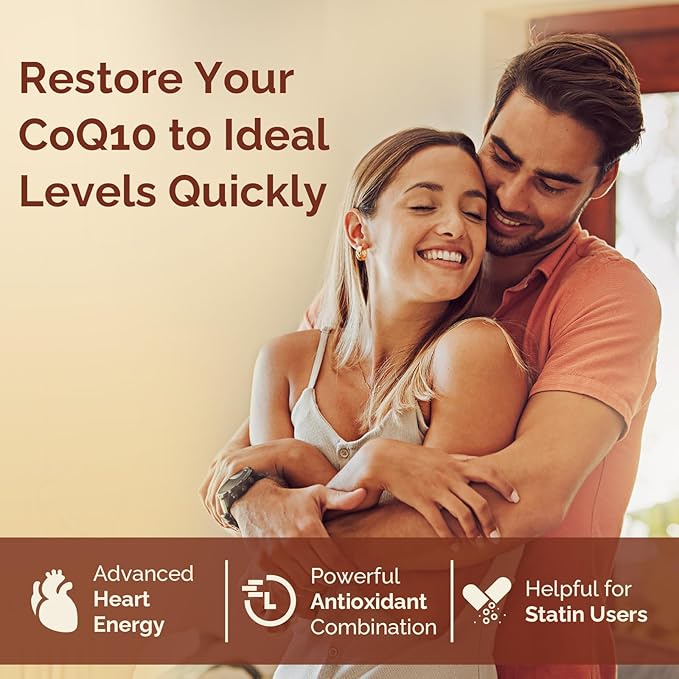 Ubiquinol CoQ10 600 MG Softgels with Omega-3 & Shilajit & PQQ, Advanced Dual-Delivery Coenzyme-Q10, Active CoQ10 Ubiquinol Supplement for Fertility, Antioxidant, Heart, Brain & Energy, 60 Servings