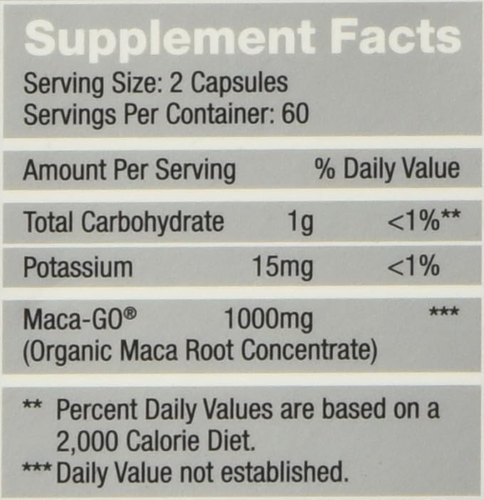 Femmenessence MacaPause – Clinically Proven for Post Menopause, Natural Hormone Balance Supplements for Women, Bone and Heart Health, Symptom Relief, Organic Maca Root Capsules (120)
