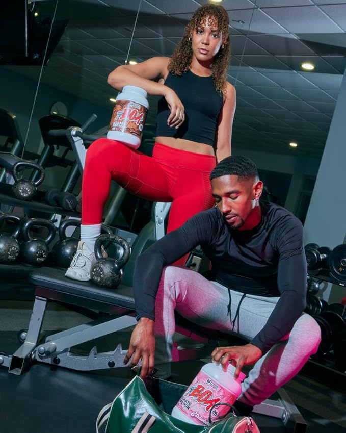 BOA Isolate Protein with Vitamin B6 and Zinc - Low-Sodium Whey Protein Isolate 24g of Protein per Scoop - (Strawberry - 40 Servings)