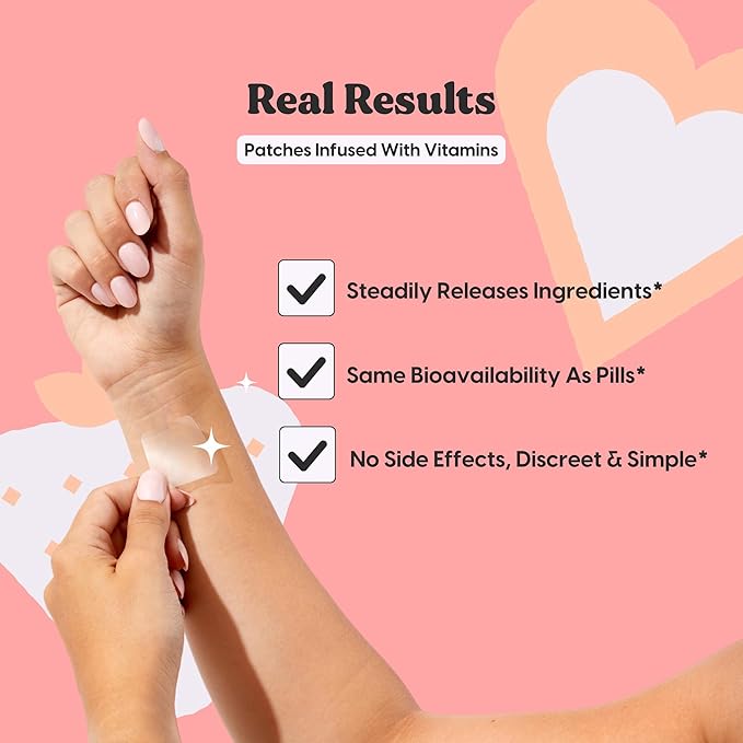 The Patch Brand Libido Patch | Natural Wellness with L-Arginine, Vitamn B6, and Maca