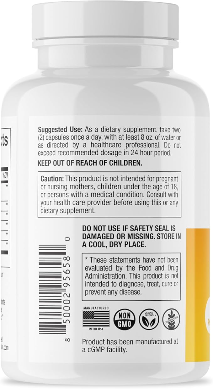 DR. EMIL NUTRITION Total Gut Health Complex - Prebiotic + Probiotic + Postbiotic Gut Health Supplements for Women and Men - Probiotics for Digestive Health & Gut Health, 60 Capsules