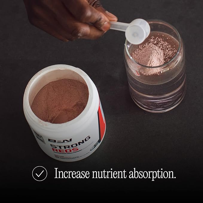 BARE PERFORMANCE NUTRITION, BPN Strong Reds Superfood Powder, Digestive Enzymes, Antioxidants, Improved Natural Energy, 30 Servings, Acai