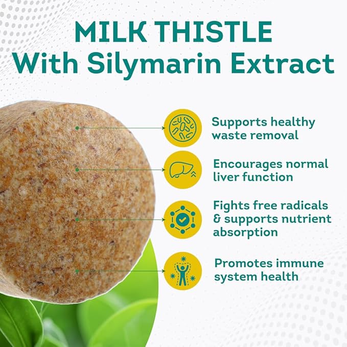 PurePremium Milk Thistle Supplement with Silymarin - 450mg Complex Normal Liver Support Supplement - Milk Thistle Extract for Normal Liver Function - 120 Tablets