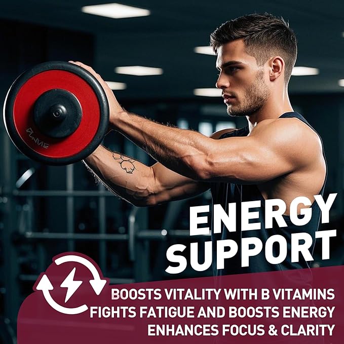 Brain & Mood Support Gummies, Super Vitamin B Complex for Men & Women, All B Vitamin B1 B2 B3 B5 B6 B7 B9 MethyB12 with PABA, Inositol, Choline, Supports MTHFR Gene & Energy, Vegan, 120Ct