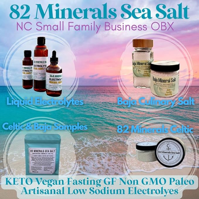 Electrolyte Drops Hydration Drops Liquid Electrolytes Trace Minerals 8 oz Bottle Over 110 Servings Nutrition Fasting Buoy Keto Paleo Celtic Organic Kosher Baja Minerals GLP1 Shilajit Magnesium