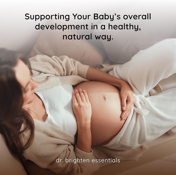 Dr. Brighten Prenatal Plus - Women’s Formulation, Active B Vitamins, Minerals, Antioxidants for Pregnant or Nursing Mothers, Non-GMO Vegan, No Gluten, No Soy - 180 Capsules