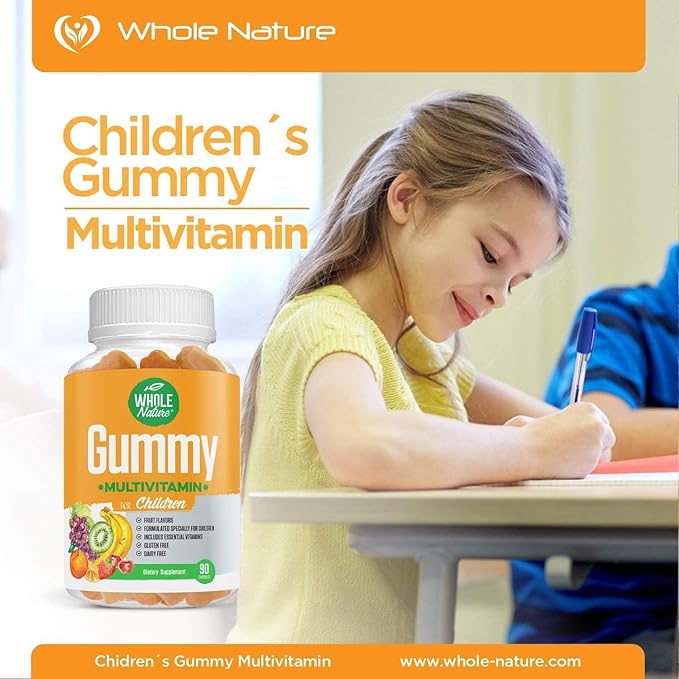 Kids Vitamins - Complete Daily Essentials Childrens multivitamin and Minerals for Overall Wellness, 90 Gummies Supplements Fruit Flavor, No Artificial Sugar, Dairy and Gluten Free (2)