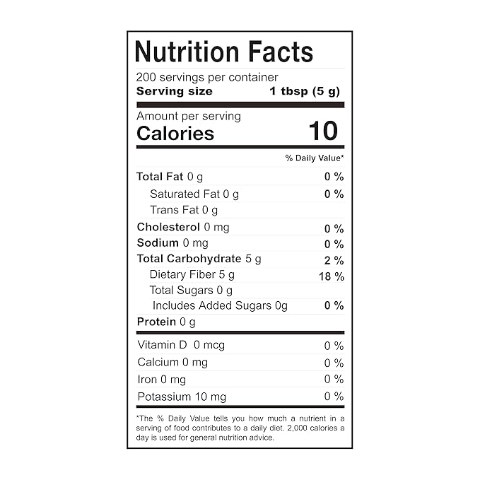 BLUEGREEN Organics | Inulin Powder | Gut microbiome | Agave | Fiber Powder | Prebiotics | Vegan | Keto | Kosher | Fiber Supplement | Net Wt 77 Lb