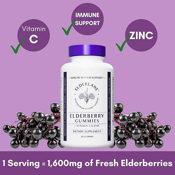 Elderberry Tincture and Elderberry Gummies - Formerly RD Naturals - Immune Support Supplement for Adults and Kids - 2 Oz Drops and 60ct Gummies