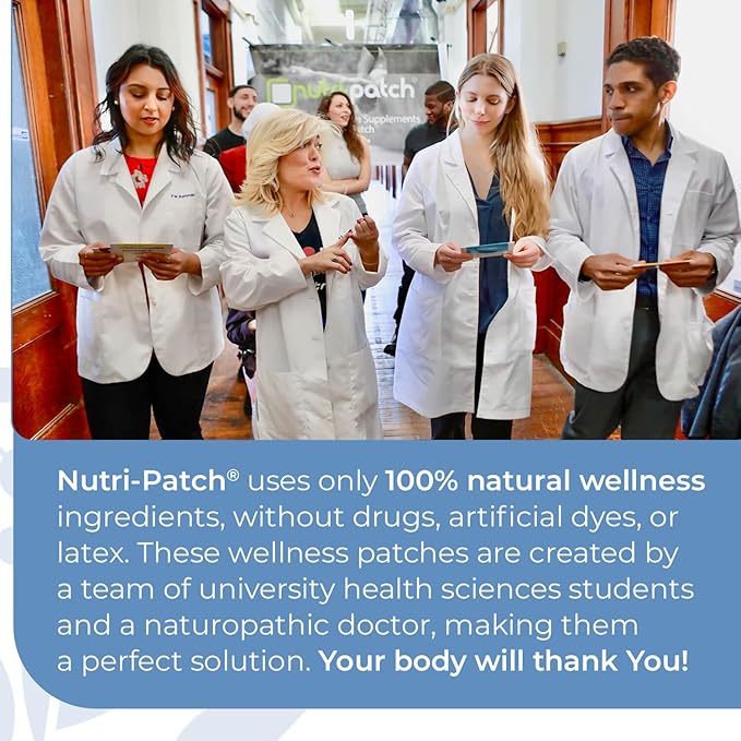 Joint & Inflamm Topical Patch,Infused with MSM,Turmeric,Glucosamine,White Willowbark,and Other Wellness Ingredients.Designed to give You a Boost (30/Pack)