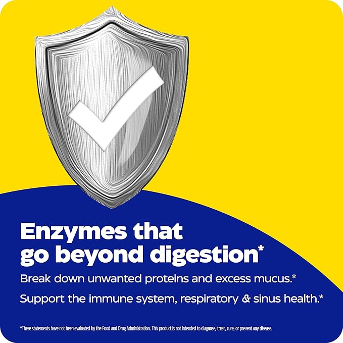 Enzymedica, Immune Defense, Regular Strength, Proteolytic Enzymes for Immune Support, 120 Count