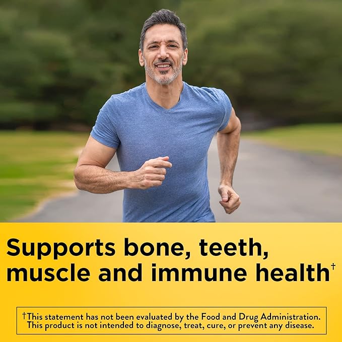 Nature Made Extra Strength Vitamin D3 5000 IU (125 mcg), Dietary Supplement for Bone, Teeth, Muscle and Immune Health Support, 360 Softgels, 360 Day Supply