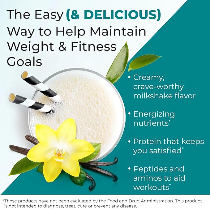 Reignite Wellness Vanilla Paleo-Inspired All-in-One Shake - Bone Broth Protein Powder - Healthy Shake Supports Lasting Energy with 20g of Protein (30 Servings, 2.3 lbs) - by JJ Virgin