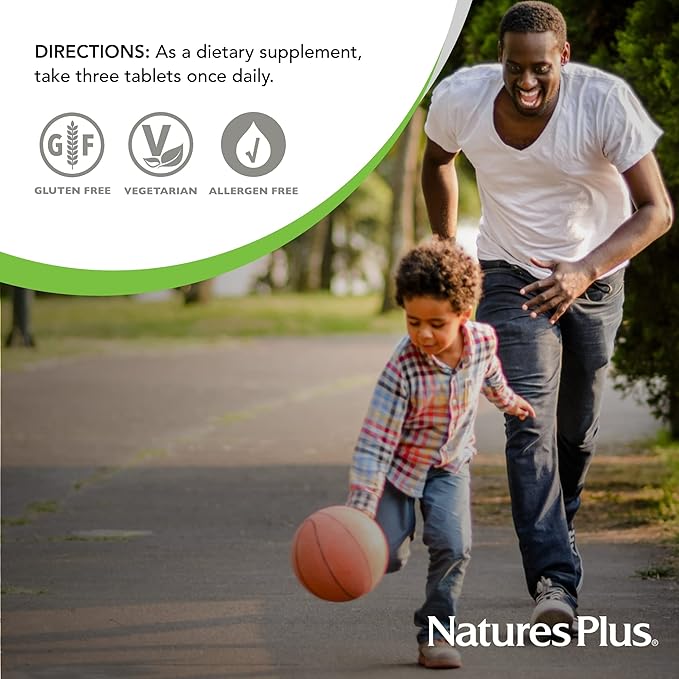Natures Plus Ultra Source of Life Multivitamin - 90 Tablets - Supports Immune Health, Energy & Overall Well-Being - with Lutein & Vitamin D3 - Vegetarian & Gluten Free - 30 Servings